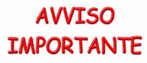 avviso importante