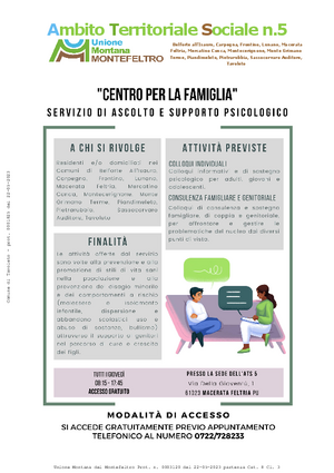 Prot Par 0003120 del 22 05 2023   Allegato VOLANTINO ATS5 CENTRO FAMIGLIA 2023 bozza