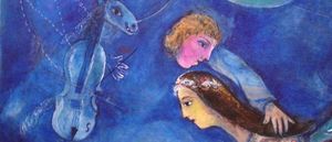nel blu dipinto di blu. chagall e il profumo del mare