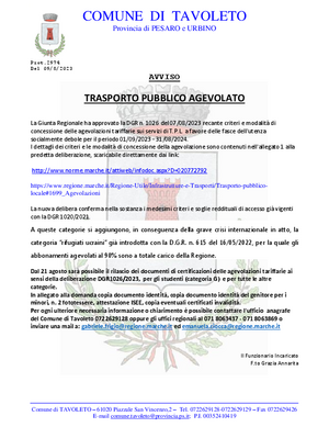 avviso trasporto agevol2022 x famiglie 